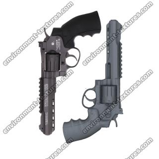 Revolver Gun Photos & RAW 3D Scan